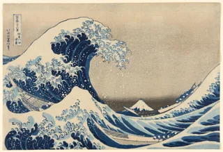 平台素材： 神奈川沖浪裏